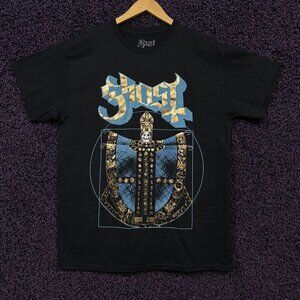 Ghost Vitruvian Papa Emeritus III Goth Metal Band T-Shirt L